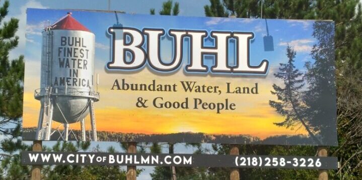 Buhl MN billboard